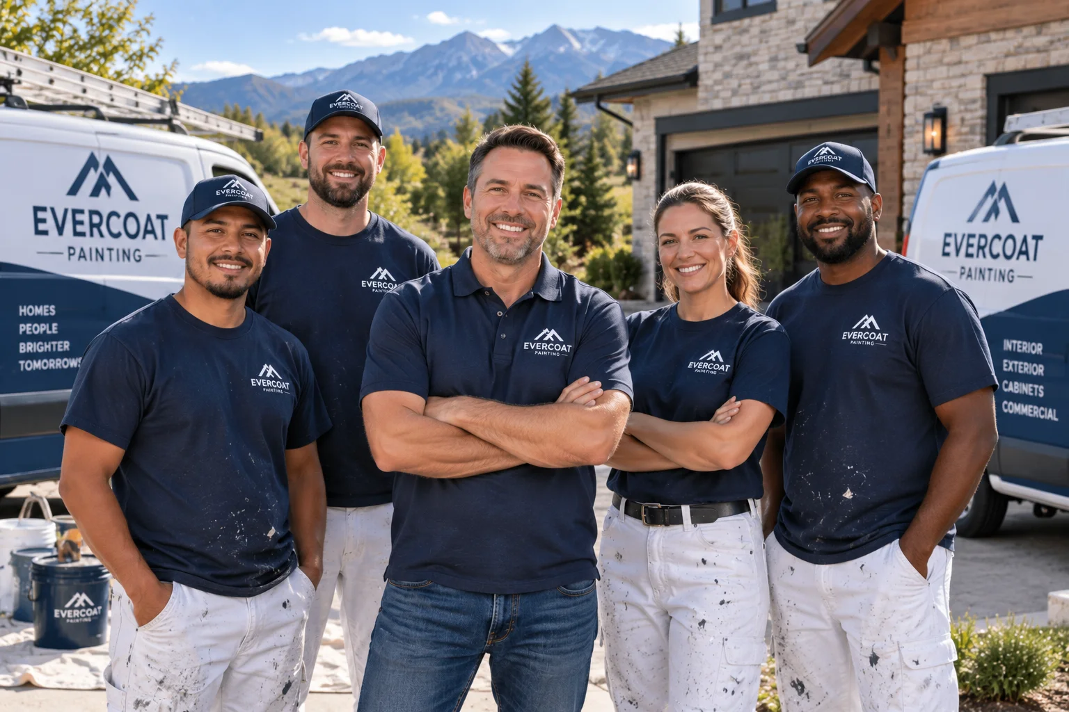 Evercoat team portrait supplied by Evercoat Painting Co.